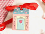 Creativemango Diy Advent Calendar Kit. Christmas Village. 24 Christmas Houses. Includes 24 Fold-N-Glue Houses + Ribbons.