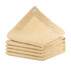 Abosun Outdoor Sun Shade Cloth, 8' X 8', Pergola, Deck, And Backyard Patio Sunshade With Uv Protection, Heat Resistant Hdpe Material, Reinforced Grommets (8X8 Ft, Wheat)