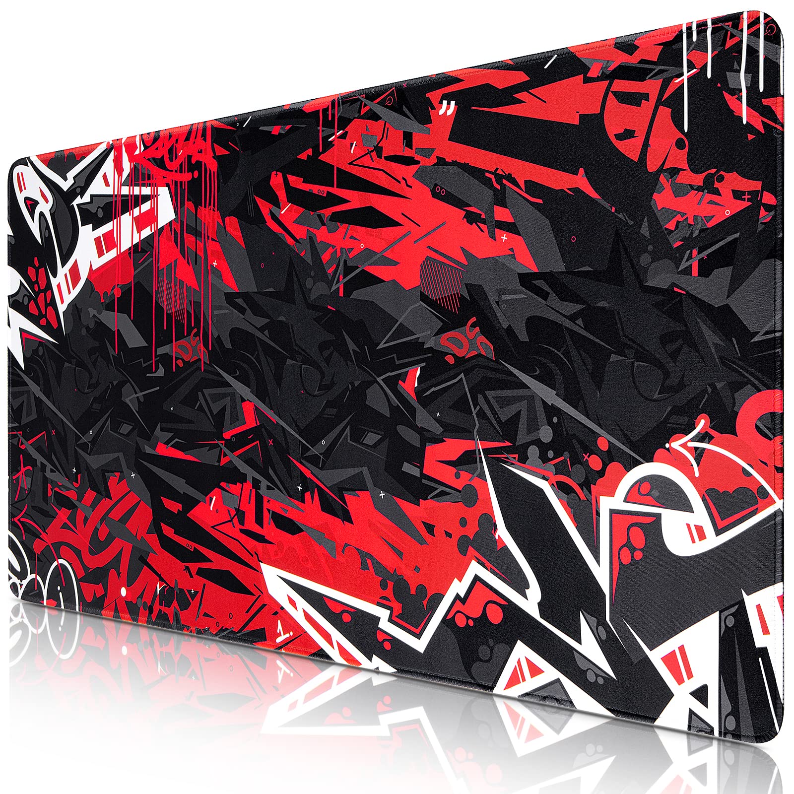 Canjoy Gaming Mouse Pad, Extended Mouse Pad 31.5X15.7Inch Xxl Large Big Computer Keyboard Mouse Mat Desk Pad With Non-Slip Base