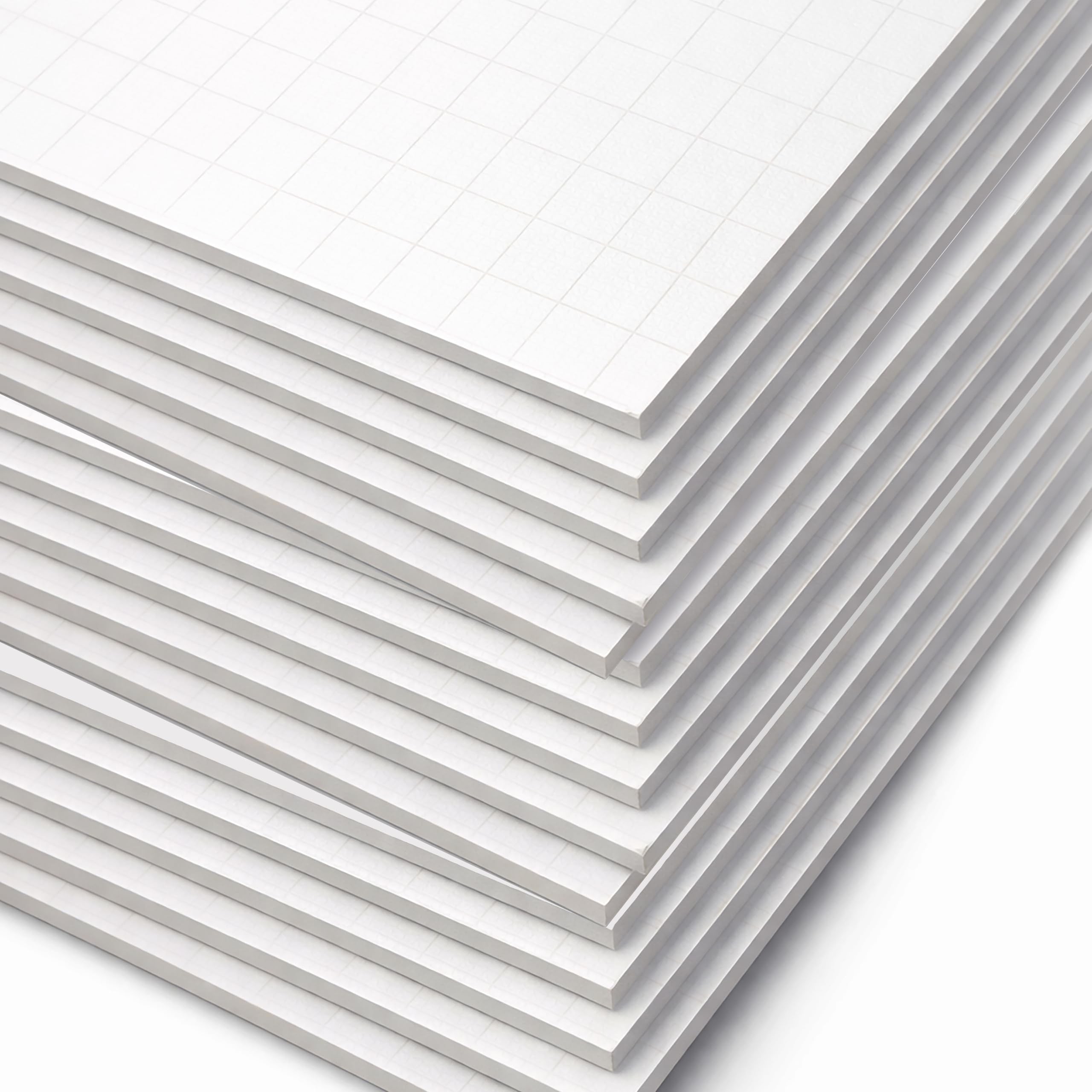 20 X 28 Fade-Line White Foam Board, 1/2 Grid Pack Of 25