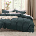 Bedsure Duvet Cover Queen Size - Soft Prewashed Duvet Cover Set, 3 Pieces, 1 Duvet Cover 90X90 Inches With Zipper Closure And 2