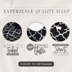 Elegant Comfort 6-Piece Moroccan Trellis Print Sheet Set, Super Cozy, Fade And Wrinkle Resistant, 1500 Premium Hotel Quality Microfiber, Deep Pocket Fitted Sheet With Smart Pockets, Full, Black
