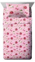 Nickelodeon Jojo Siwa Roses & Bows Full Sheet Set - Super Soft And Cozy Kids Bedding - Fade Resistant Polyester Microfiber Sheet