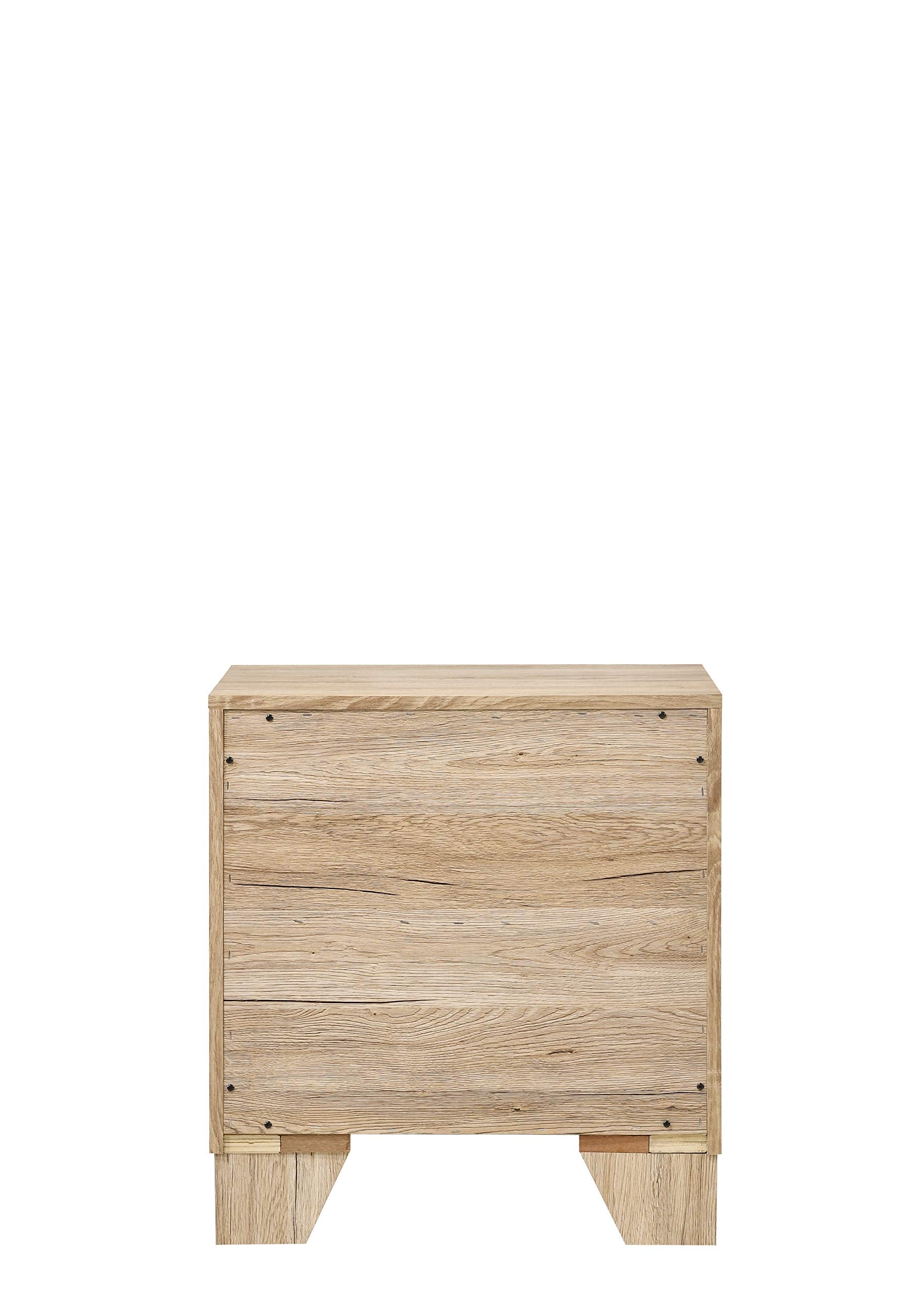 Acme Miquell 2-Drawer Wooden Nightstand In Natural