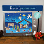 Lifebeats Nativity Magnetic Advent Calendar With A Daily Family Activity Booklet