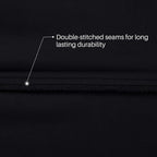 Oubonun 100% Cotton Body Pillowcase - 800 Thread Count/21X54, Moisture Absorbent And Breathable, Premium Hotel Body Pillow Cover For All Seasons, Black