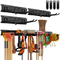 Waturis Garage Organzier Wall Mount, 48 Inch Garden Tool Organizer, 16PCS Heavy Duty Garage Storage Organization, Adjustable Too