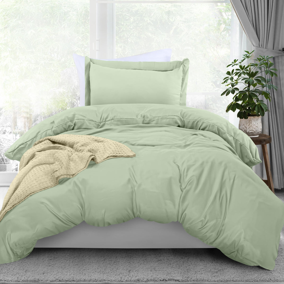 Utopia Bedding Duvet Cover Twin Size Set - 1 Duvet Cover With 1 Pillow Sham - 2 Pieces Comforter Cover With Zipper Closure - Ult