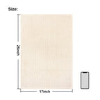 Quiltina Cotton Waffle Weave Dish Towels Set, 17 X 25 Inches, 6 Pack, Beige, Brown, Dark Grey