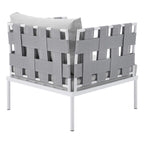 Modway EEI-4956-GRY-GRY Harmony Outdoor Patio Aluminum Armchair, Gray Gray
