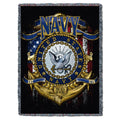 Pure Country Weavers Pcw - Us Navy Strong Xl Blanket - Gift Military Tapestry Throw Woven From Cotton - Made In The Usa (82X62)
