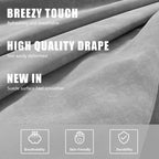 Dowinx Gaming Chair Fabric With Pocket Spring Cushion, Massage Game Chair Cloth With Headrest, Ergonomic Computer Chair With Footrest 290Lbs, Light Grey