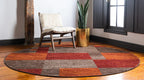 Unique Loom Autumn Collection Area Rug - Providence (5' 1'' Round, Multi/ Beige)