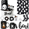 Suclain 11 Pcs Halloween Boo Basket Stuffers for Women, Black Boo