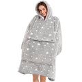 Blanket Hoodie Women & Man,Premium Sherpa Fleece Oversized Hoodie Blanket With Giant Pocket For Women,Super Cozy And Big Wearabl