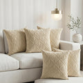 Yellow Weaves Jacquard Cushion Covers | Sofa Cushion Covers | Throw Pillow Cover For Sofa, Couch, Living Room| Removable & Washa