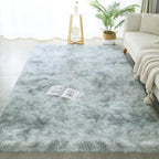 Kchowua 5X8 Rug For Living Room Fluffy Rugs Light Grey Rug For Bedroom Plush Machine Washable Area Rugs For Kids Baby Room Nurse