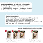 Personalized Custom Canvas Prints (Framed Canvas, 18'' X 30'') - Custom Canvas Print With Your Photo - Perfect For Home Decor, G
