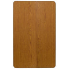 Flash Furniture 24X48 Rec Oak Activity Table, 24 W X 48 L