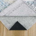Non Slip Rug Pad 5x8 Feet, 4/25 Thick Felt Cushioned Rubber Rug Gripper Pad for Hardwood, Laminate, Stone, Tile, Wood, Vinyl Flo