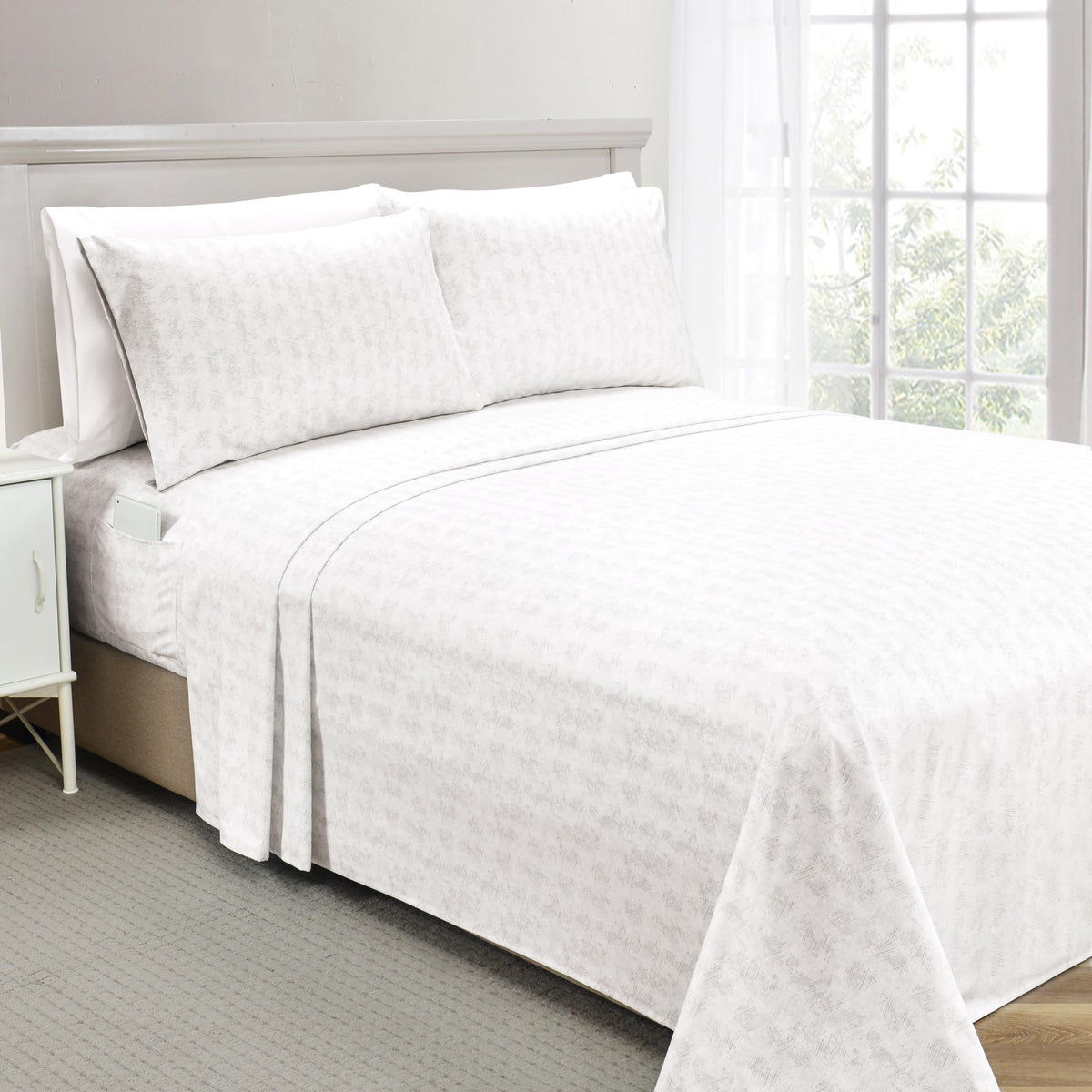 Elegant Comfort Softest And Coziest 6-Piece Sheet Set - 1500 Premium Hotel Quality Microfiber - Deep Pocket, Wrinkle Resistant 6
