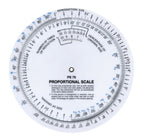 Westcott 6    Proportional Measuring Scale, White, Ps-79