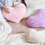 Easttree Heart Pillows, Dusty Pink Heart Shaped Pillows, Love Throw Pillows Back To School Gifts, Small Cute Fluffy Pillows, Wom