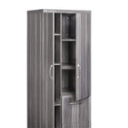 Safco Mayline APSTLGS Aberdeen Personal Storage Tower with 2 Doors and 2 Drawers, Gray Steel Tf