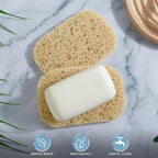 4Pcs Soap Lifting Pad For Bar Soap,Beige Non-Slip Soap Saver Pads Self Draining Soap Bars Holder Pads For Kitchen Bathroom Trave