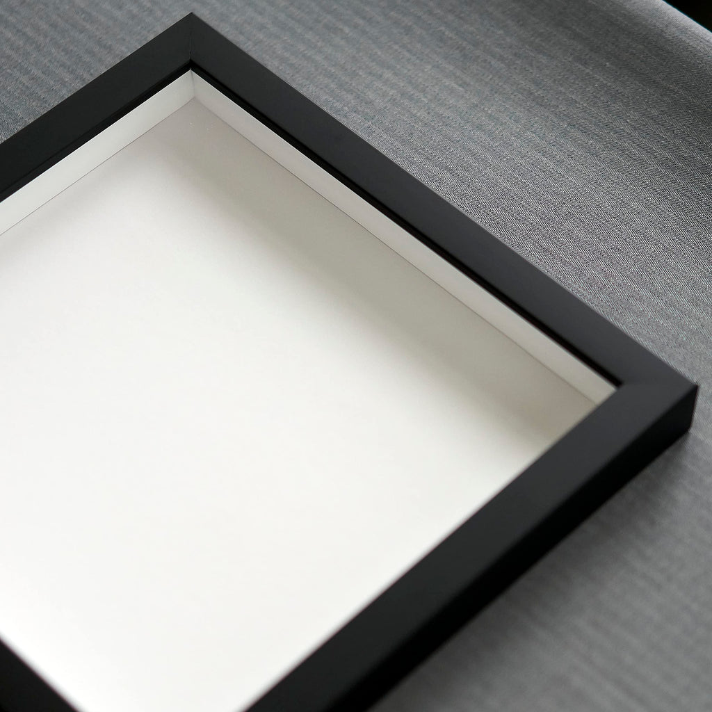 14X40 Shadow Box Frame Contemporary Black | 1'' Depth Of Usable Space| Interior Size 14X40 Or 40X14 Inches| Uv Resistant Acrylic