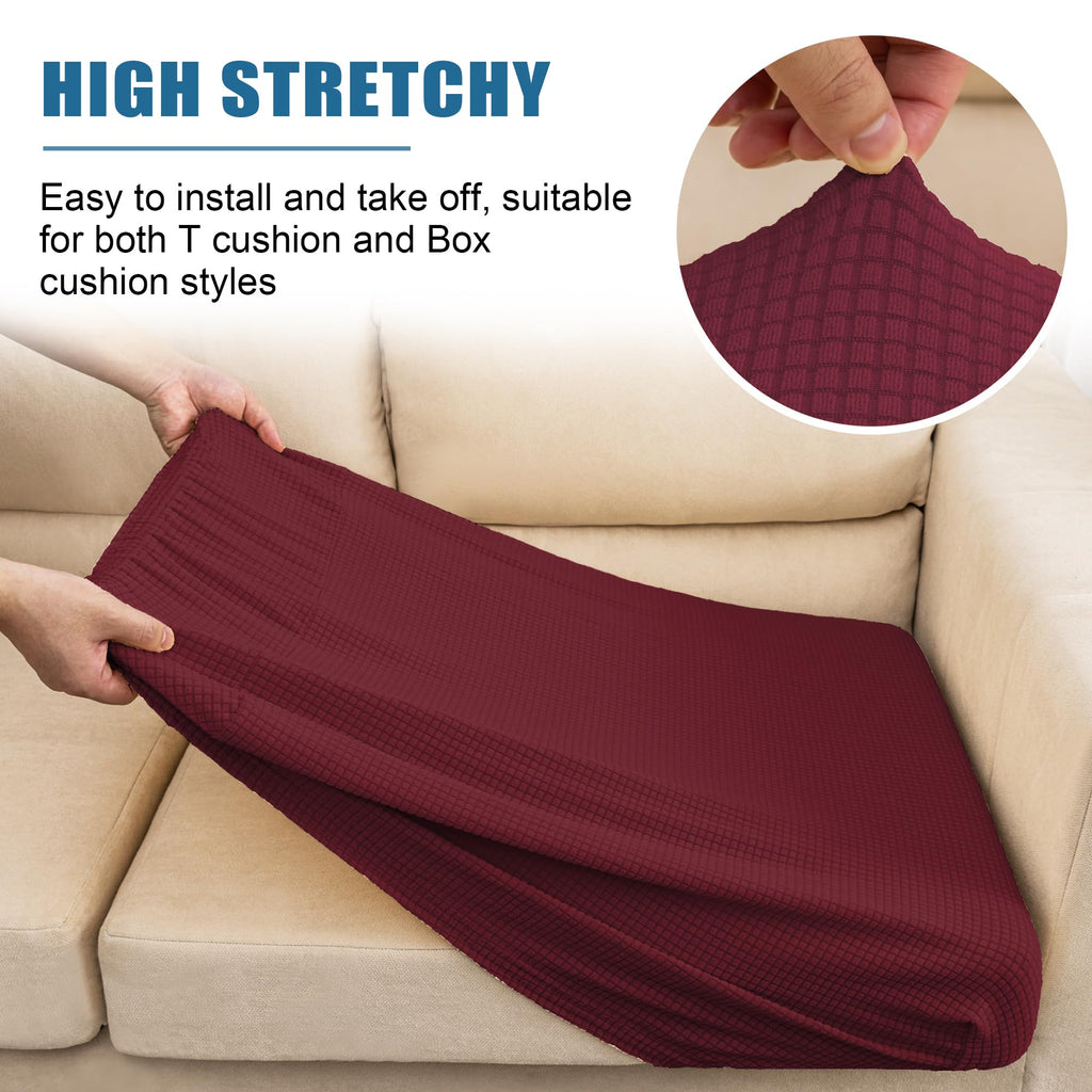 Nc Home Water Repellent Sofa Couch Cushion Covers Sofa Seat Slipcover, Armchair Furniture Protector For Camper, Soft Flexibility