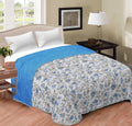 HOMOBITE Pure Cotton Reversible Dohar Single Bed Size | AC Blanket Comforter | Soft LightWeight Bed Blanket (Design 2)