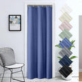 Aiyufeng Royal Blue Stall Fabric Shower Curtain - Soft & Lightweight Small Shower Curtain With Texture For Narrow Stall Size, Ma
