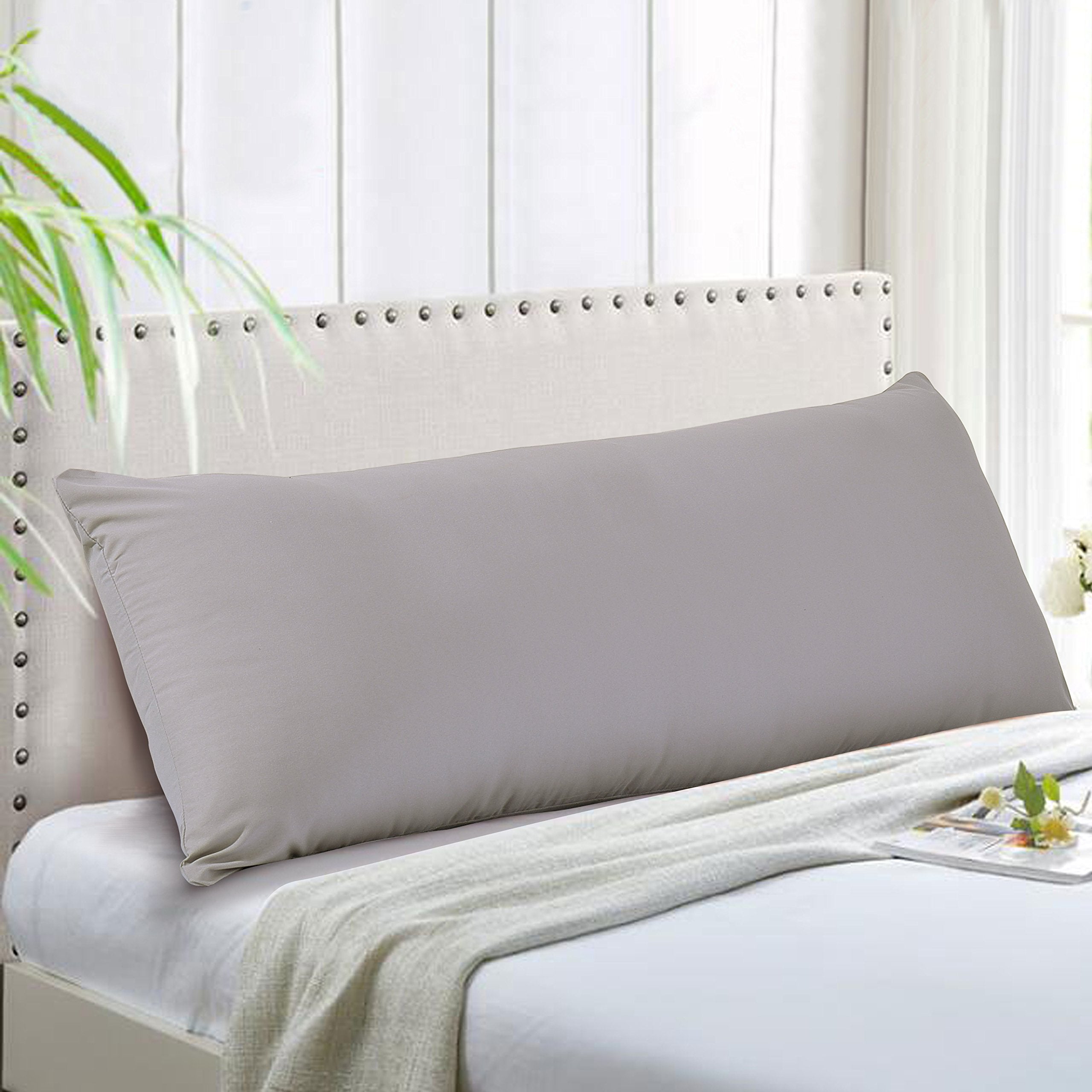 Evolive Ultra Soft Microfiber Body Pillow Cover/Pillowcases 21''X54'' With Hidden Zipper Closure (21''X54'' Body Pillow Cover, S