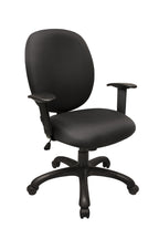 American Furniture Classics OS Home and Office Rolling Adjustable Height and Seat Tilt Task Chair, Grey and Black