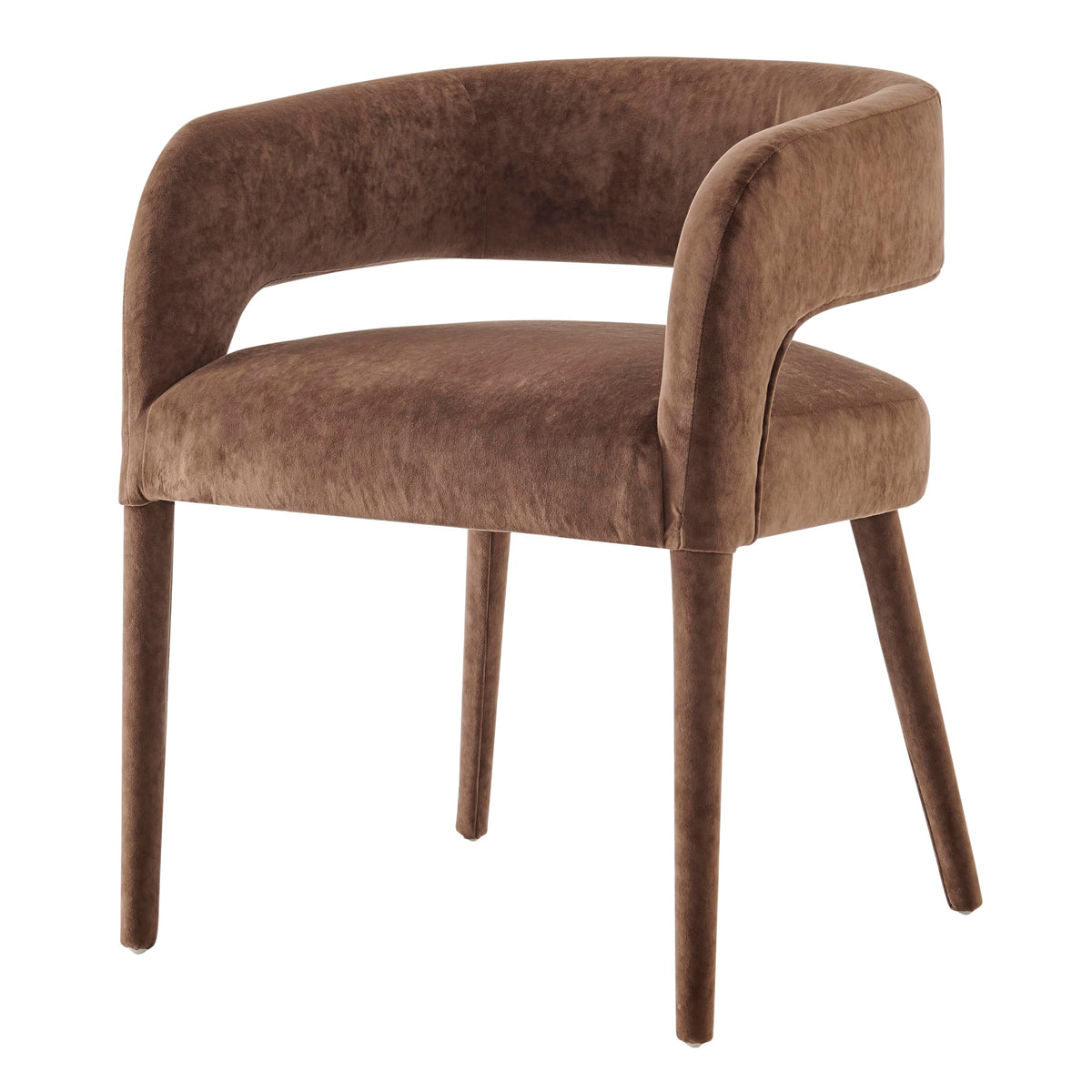 Npd Furniture And More Lauryn Dining Chair, Dainty Brown