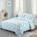 Vonty Kids Twin Sheet Set Seahorses Brushed Microfiber Bed Sheet For Boys & Girls, Ultra Soft & Easy To Wash (1 Fitted Sheet + 1