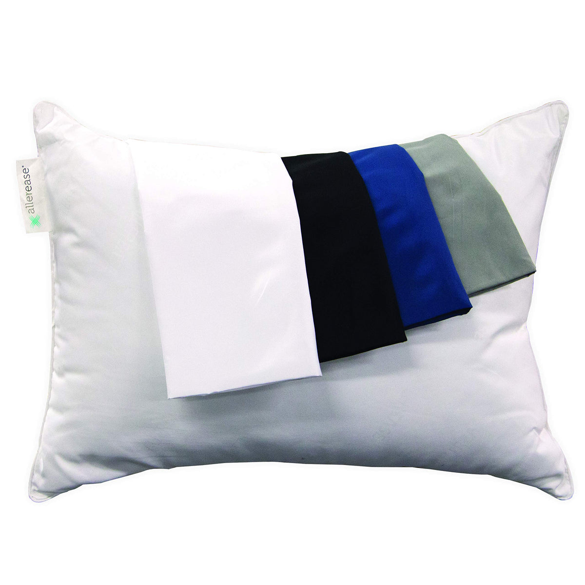 Aller-Ease Small Pillow Protector, Travel 14' X 20', Grey