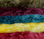 HomeRoots 2' X 3' Yellow New Zealand Natural Sheepskin Rug