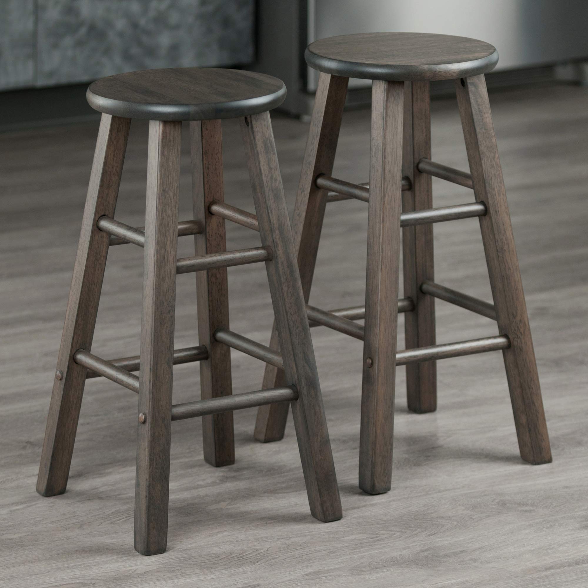 Winsome Element 2-Piece 24In Counter Stool Set