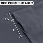 Dwcn Kitchen Curtains Valance For Windows, Bathroom/Basement Curtains For Windows, 18 Inch Short Curtains For Small Window - 1 P