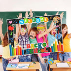 Back To School Decorations Back To School Photo Props Welcome Back To School Photo Frame& Photo Props First Day Of School Decora