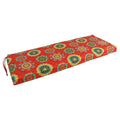 Blazing Needles Outdoor Bench Cushion, 1 Count (Pack Of 1), Farrington Terrace Grenadine