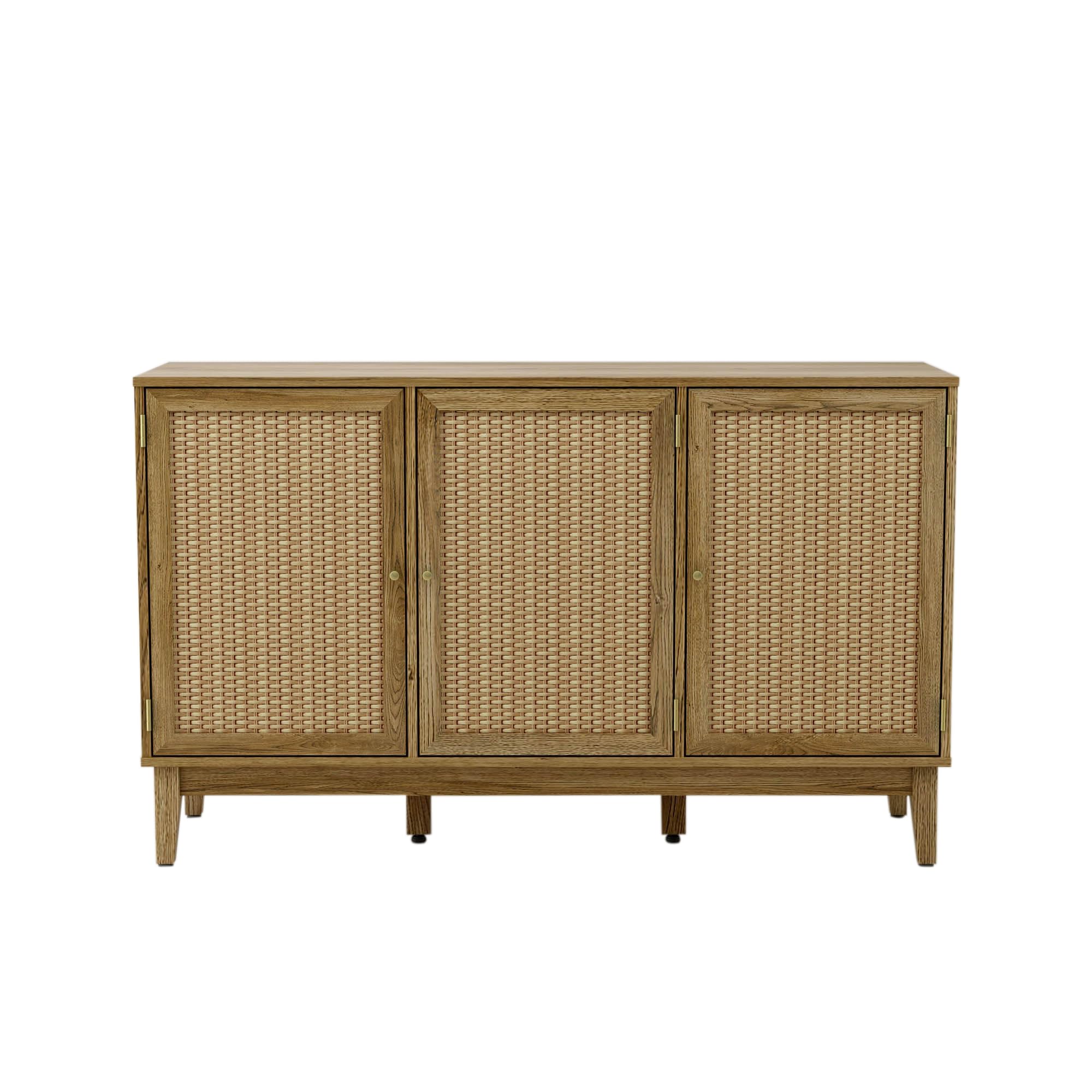 Anderson Teak Bodrum 50&quot; Wide Rattan Sideboard, Extra Large, Brown
