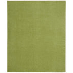 Nourison Essentials Indoor/Outdoor Green 10' X 14' Area -Rug, Easy -Cleaning, Non Shedding, Bed Room, Living Room, Dining Room, Backyard, Deck, Patio (10X14)