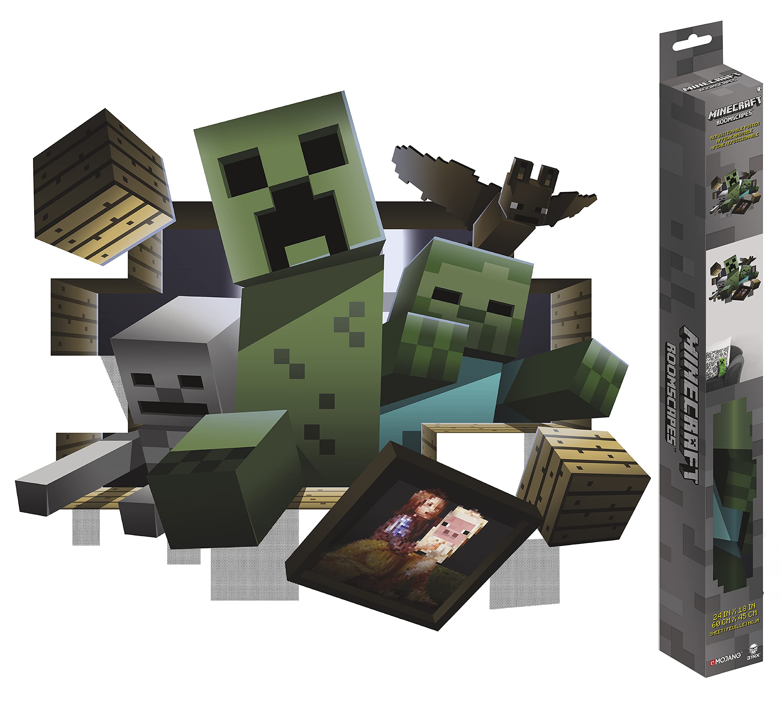 Trends International RoomScapes Minecraft 18 x 24 Wall Decal