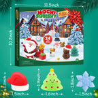 Surcvio Christmas Advent Calendar 2023 With 24 Mochi Squishy Assorted Toys, 24 Days Countdown Calendar For Kids, Xmas Stocking S