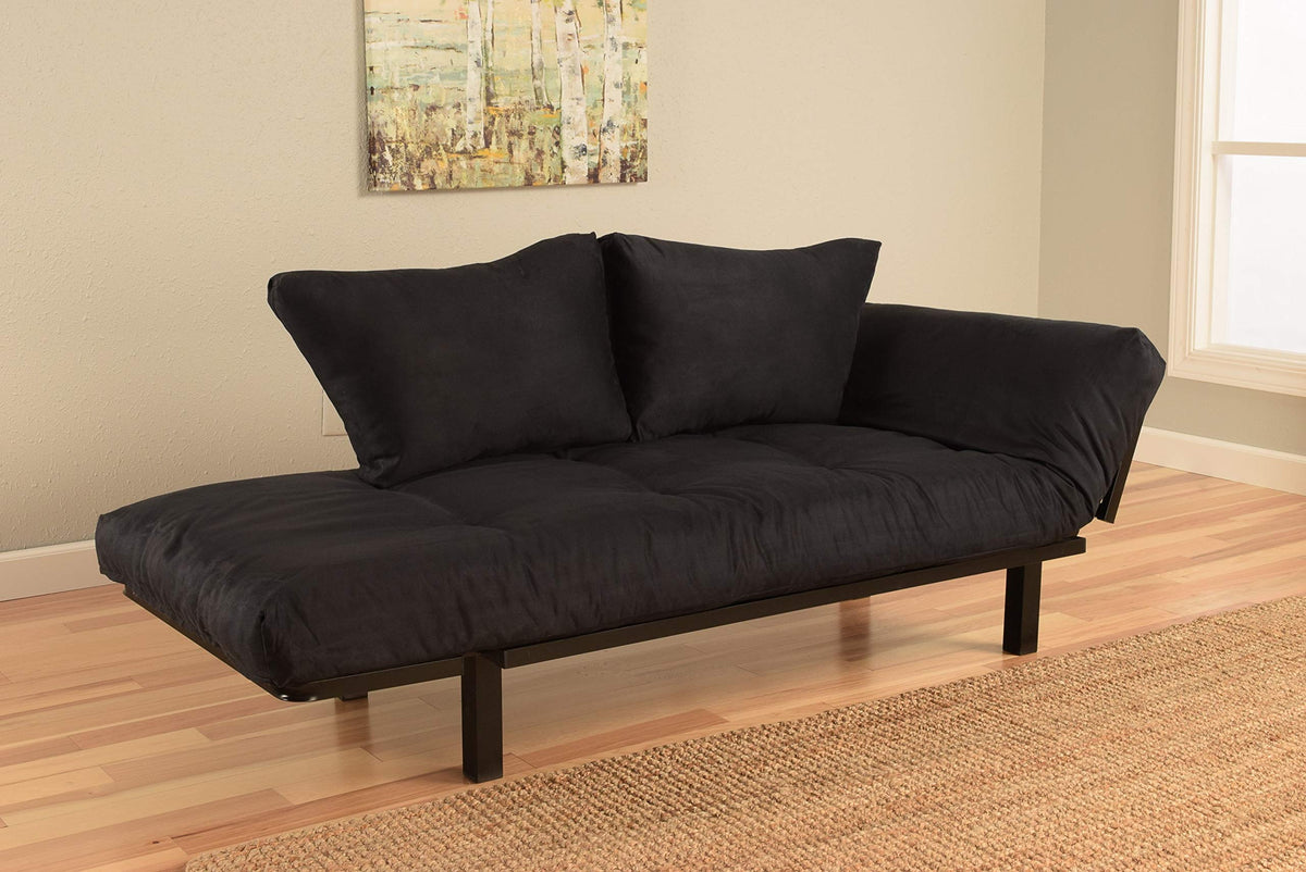 Best Futon Lounger - Mattress Only - Sit Lounge Sleep - Small Furniture For College Dorm, Bedroom Studio Apartment Guest Room Co