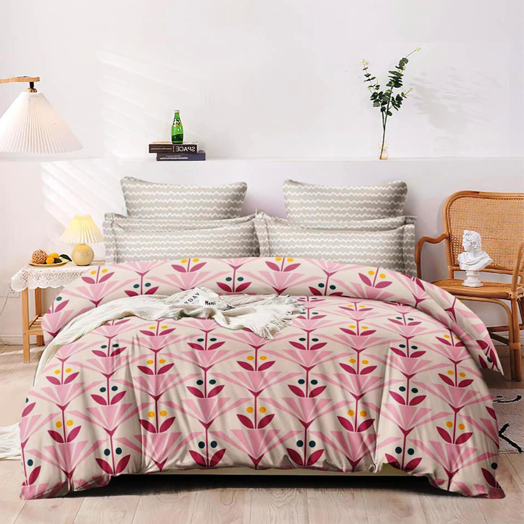 Filltex Reversible Microfiber Comforter For Ac Rooms, All Season Blankets, Size  Double Bed