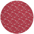 Harbor Ha7 Red Coastal Rug Round 8' X 8'